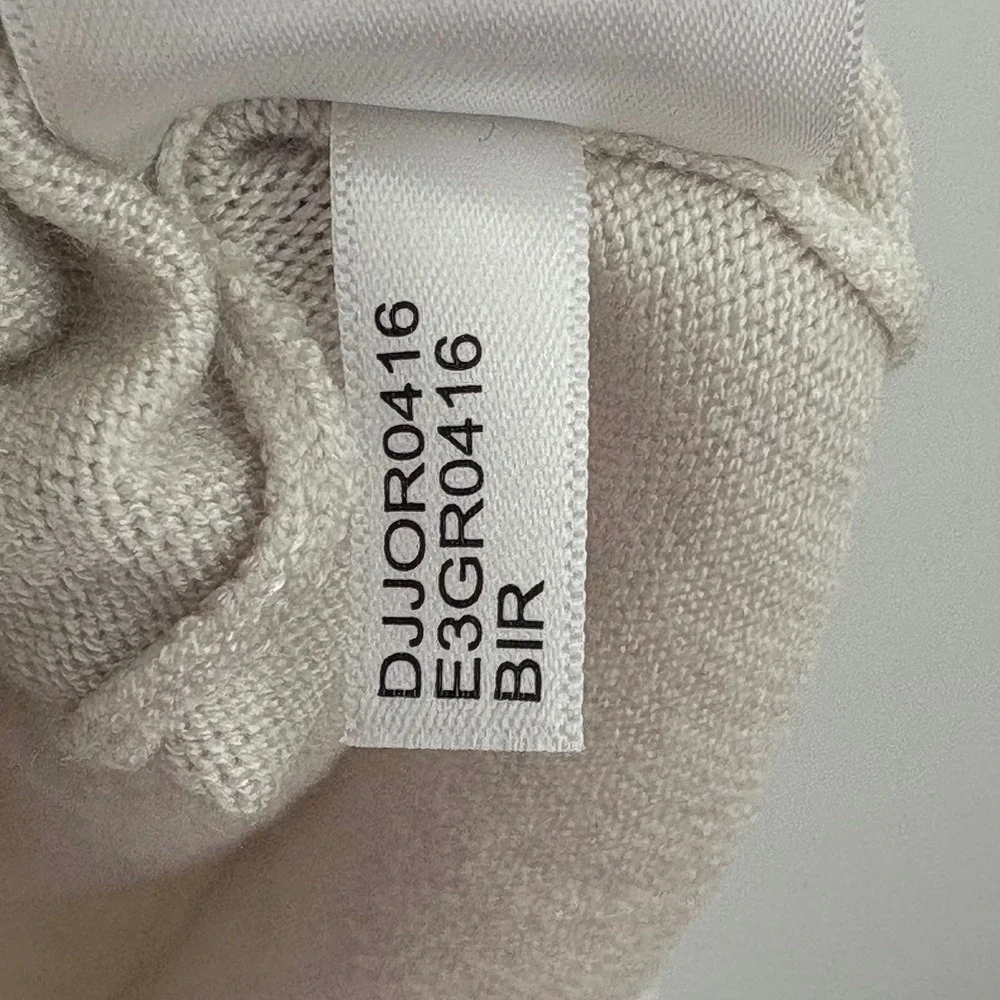 DKNY Womens Beige Short Sleeve Polo Collar Knit Sweater Top XXL E3GR0416 NEW